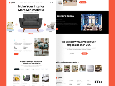 PURNI - Furniture Landing Page