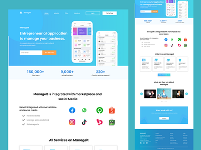 Digital Agency Landing Page