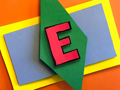 E 36 days of type e experiment paper craft practical
