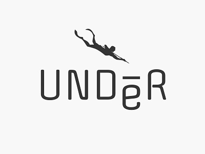 Underwear Logo brand branding diver fashion logo scuba