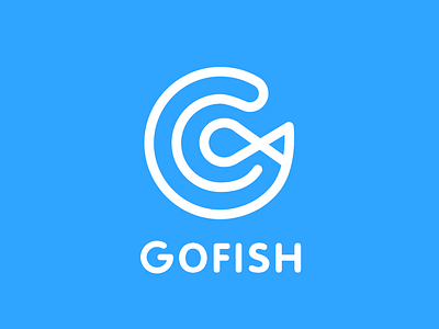 Gofish app branding design fish fishing icon illustration illustrations line lines logo