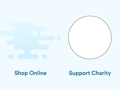 Shop Online & Support Charity V2 animation aspca charity coupons design donate earth ecommerce education illustration pet redcross shop online shopping support