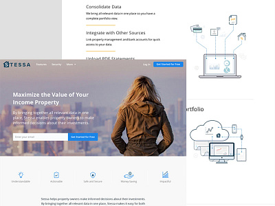 Stessa - property management company website