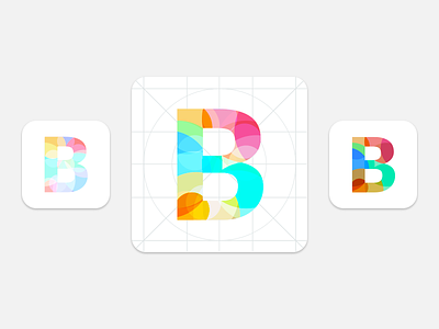 Bold - Goal Setting app design app icon color overlay colorful golden ratio playful