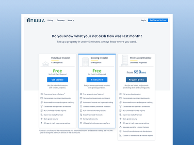 Pricing Page