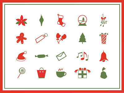 Christmas Icons Set 2