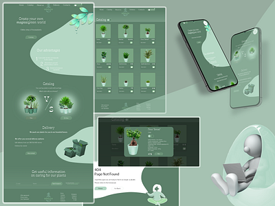 Online Shop branding design illustration logo ui ux