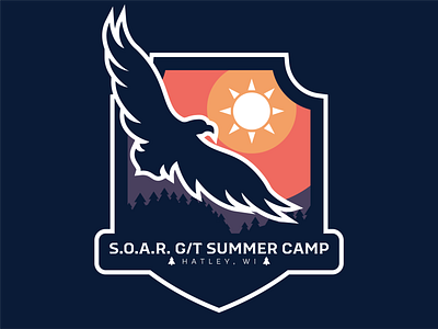 SOAR Camp Logo branding design logo