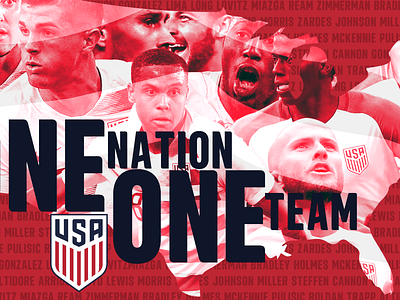 One Nation One Team design sports