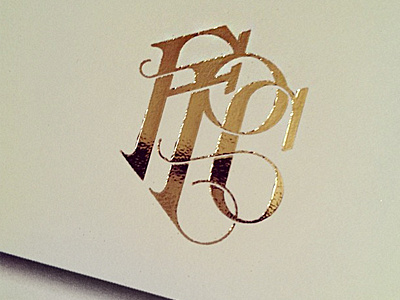 ⁂ Gold ⁂ branding clarinet fratelli patricola identity initials italian monogram typography