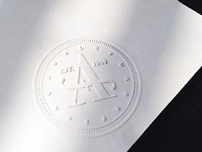 Aurora Florence Seal aurora florence branding embossed musician seal typography