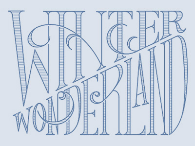 ⁂ It's beginning to look a lot ⁂ christmas invitation lettering typography winter wonderland