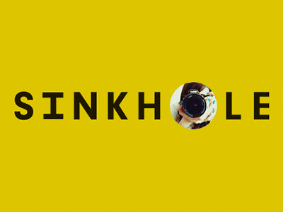 Introducing: SINKHOLE branding gif identity logo sinkhole typography