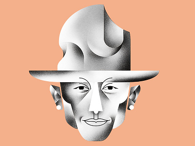 2014: The Year of Pharrell caricature celebrity happy hat illustration mountain hat music pharrell pharrell williams pop culture portrait vivienne westwood