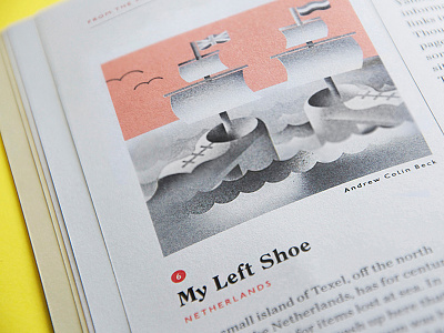 Mkshft Mag. Illustrations - {Full Project!} editorial grain illustration makeshift magazine mkshft ship shoe