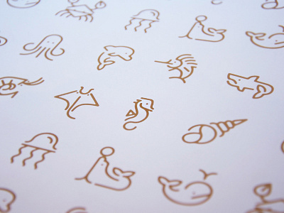 Under dee Sea dolphin fish icon icons ocean octopus sea seal shark shell shrimp whale