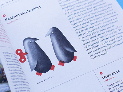 Makeshift Mag - No. 11 [Full Project!] editorial illustration makeshift mkshftmag penguins portfolio project spot illustration