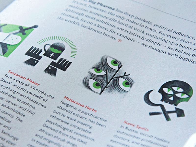 Makeshift Mag - Issue 13 [Full Project!] editorial illustration eyes illustration layout magazine makeshift skull