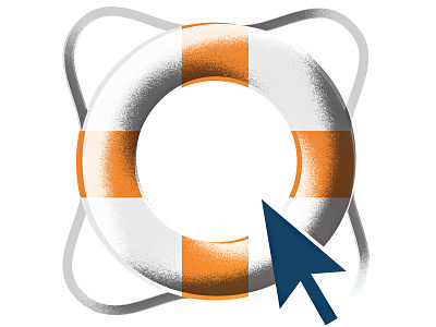 Support cursor floaty life preserver life saver online support support swimming