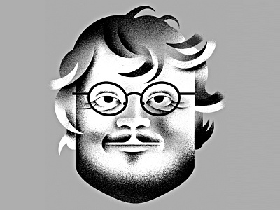 Guillermo del Toro — GQ Magazine face film gq gq magazine guillermo del toro illustration portrait