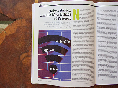 Oregon Quarterly [FULL PROJECT] editorial illustration internet internet safety internet security oregon quarterly safety scary security wifi