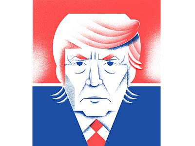 The Trump candidate donald donald trump geometric illustration portrait president presidential candidate trump voting