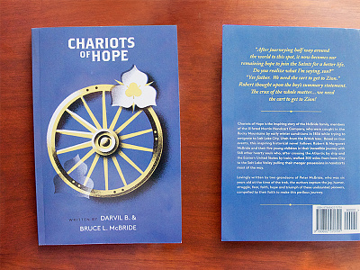Charriots of Hope (Full Project) book cover illustration mormon mormons pioneers publishing wagon wagon wheel wheel