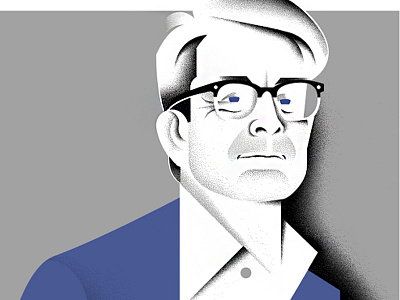 Financial Post editorial illustration face financial post grain illustration portrait