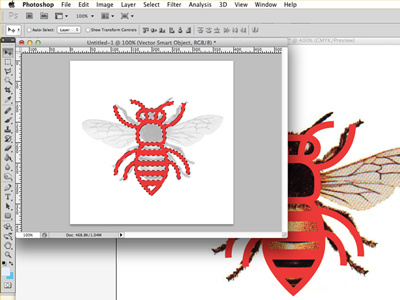 Working on Bee Icon