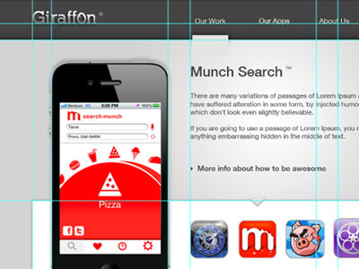 App Website apps iphone web design website