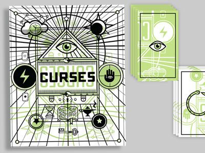 CURSES (game redesign) curses evil eye hand of fatima magic witchcraft