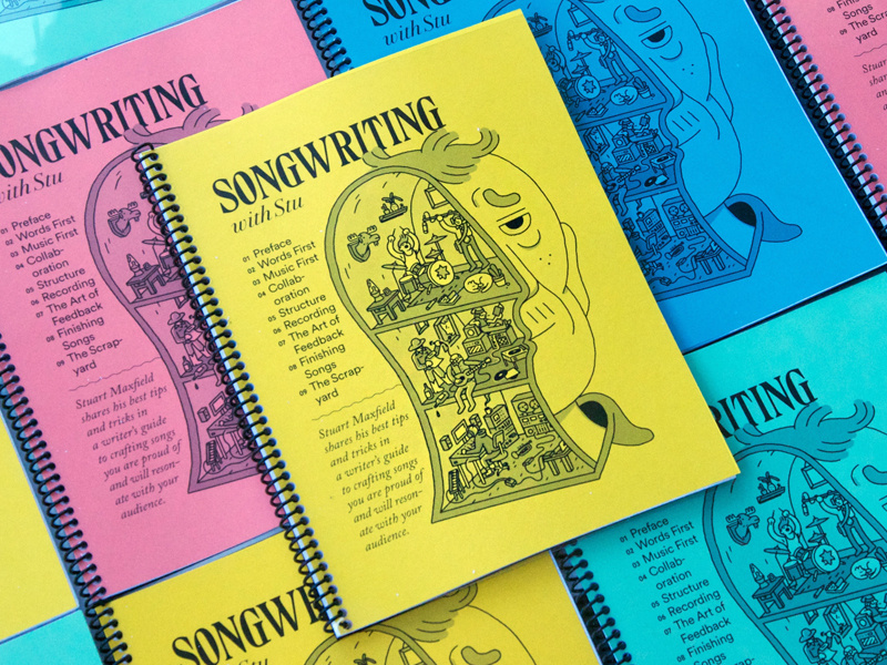 Songwriting with Stu book book design typography graphic design illustration songwriting