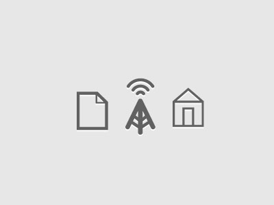New Icons communicatoin document house icons tinyhouse