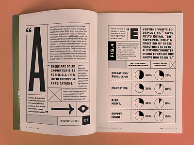 Computer Vision (2) editorial design graphic design layout layoutdesign magazine typography