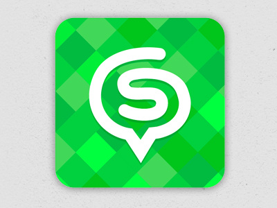 Skoop Icon app design app icon branding logo skoop word bubble