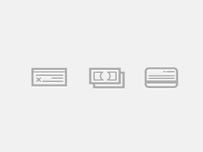 Monicons check credit card currency icons money payment tinyhouse ui ux