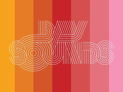 Day Sounds [LAUNCH!] animaiton graphic design logo music music logo psychedelia psychedelic psychrock rock and roll