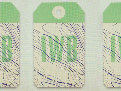 Secret Branding, Shhh . . . [WIP] 3 colors map tag topographic topographic map typography