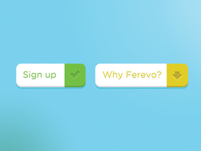 Push one! arrow button buttons checkmark ferevo gotham ui ux