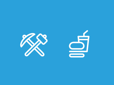 Labour, Food & Beverage drink geometric hamburger icon icons illustration pop simple soda vector