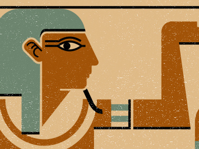 ⍾૱⍙৳⍝ egyptian geometric hieroglyphics history illustration vector