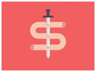 $ Round 2 @ arm hands illustration more money more problems red s sword texture