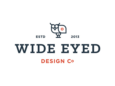 Wide Eyed Color color eye icon identity logo owl wide eyed wide eyed logo