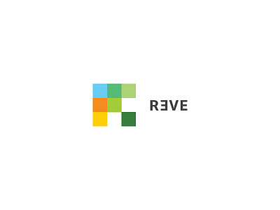 R3ve blue dream french green identity logo multicolor orange r3ve yellow