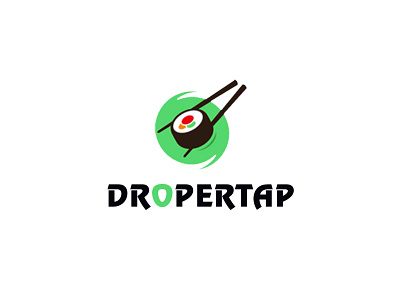 Dropertap - Logo animation branding food logo graphic design logo logo design minimal logo restaurant logo ui