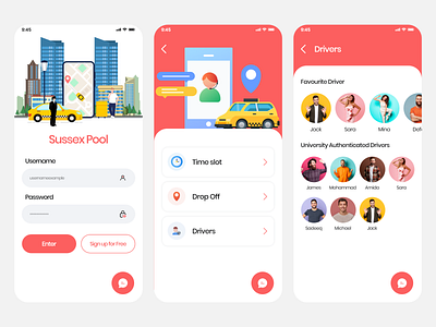 Ride booking - app design app design branding design graphic design logo material design ride booking taxi booking ui uiux ux