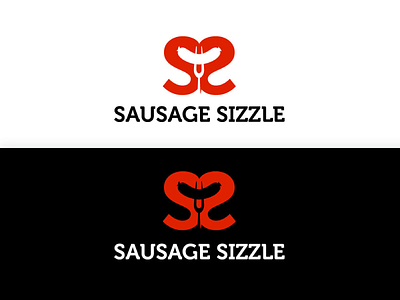 Sausage Sizzle branding logo logo design minimal logo