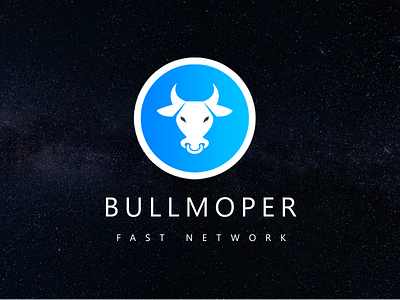 Bullmoper - Network logo brand branding graphic design logo minimal logo network ui uiux world logo