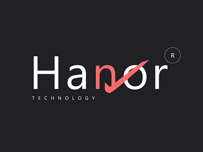 Hanor Technology - Logo branding design graphic design illustration logo technology logo ui uiux