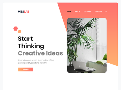 Creative Agency Landing Page agency website creative agency landing page design graphic design illustration landing page ui ux